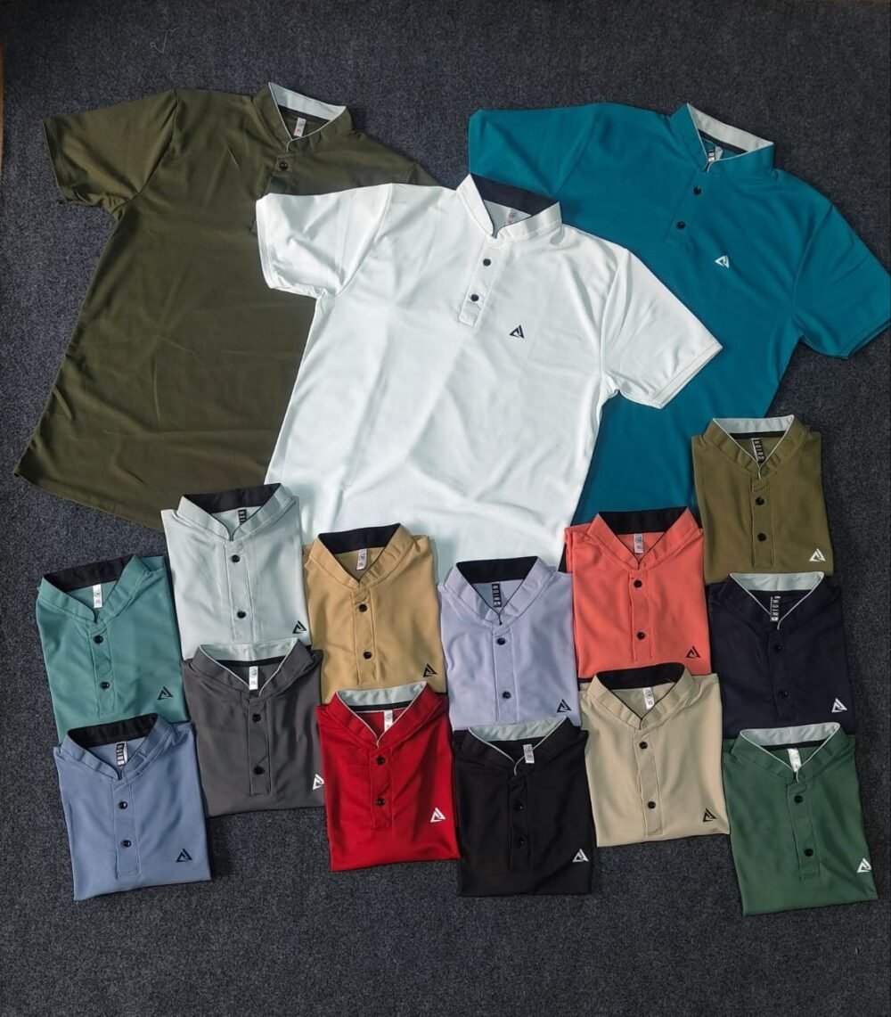 Mens Chinese Coller Tshirt